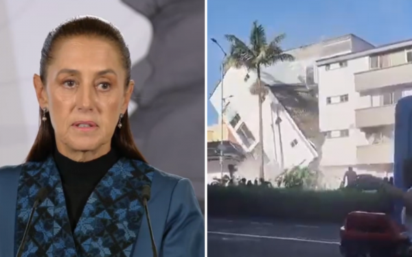 Sheinbaum ofrece apoyo a Colombia tras sismo