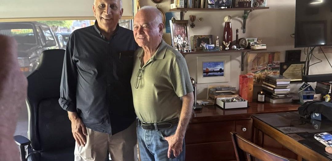 Héctor Osuna se reúne con Ernesto Ruffo en Ensenada