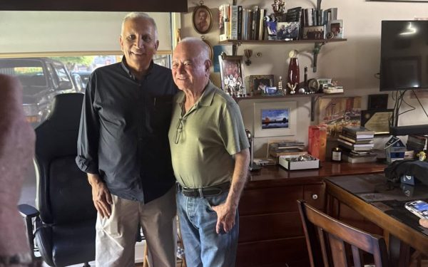 Héctor Osuna se reúne con Ernesto Ruffo en Ensenada
