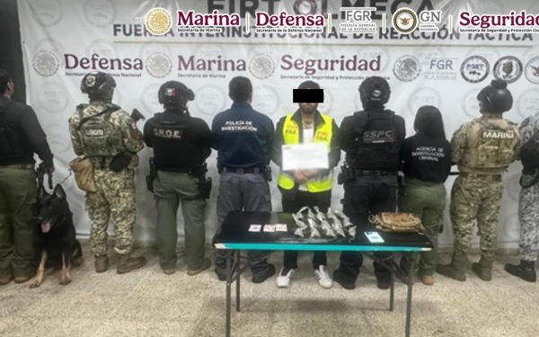 Capturan en Tabasco a líder de la Mara 18 buscado por 15 homicidios en El Salvador