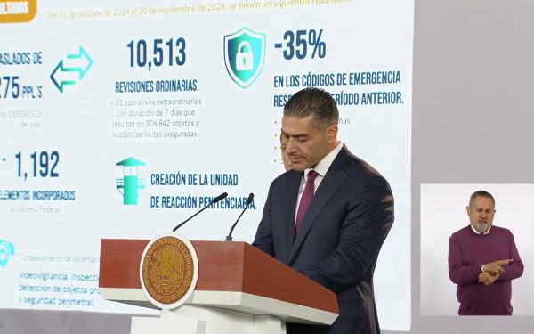 Gobierno federal construirá seis nuevos penales de alta seguridad con capacidad para 18,480 reos